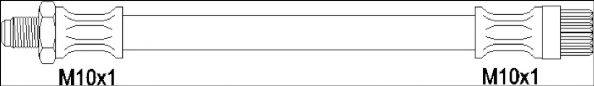 WOKING G190164 Тормозной шланг