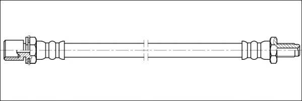 WOKING G190174 Тормозной шланг