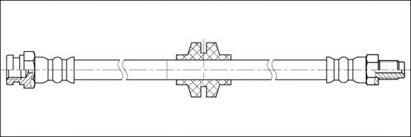 WOKING G190314 Тормозной шланг