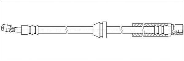 WOKING G190424 Тормозной шланг