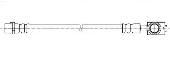 WOKING G190439 Тормозной шланг