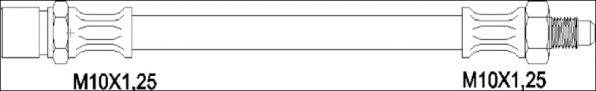 WOKING G191101 Тормозной шланг