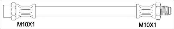 WOKING G191202 Тормозной шланг