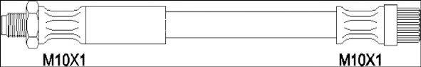 WOKING G192404 Тормозной шланг