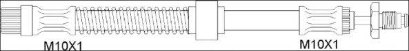 WOKING G193100 Тормозной шланг