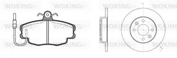 WOKING 8041300 Комплект тормозов, дисковый тормозной механизм