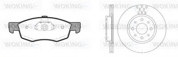 WOKING 8072300 Комплект тормозов, дисковый тормозной механизм
