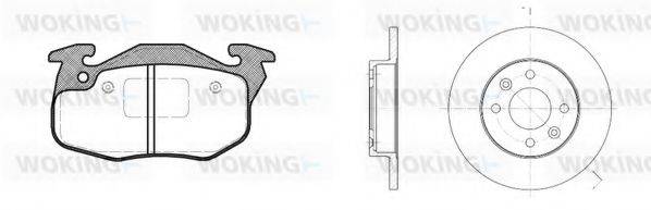 WOKING 8092308 Комплект тормозов, дисковый тормозной механизм
