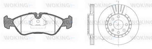 WOKING 8386300 Комплект тормозов, дисковый тормозной механизм