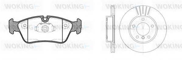 WOKING 8284302 Комплект тормозов, дисковый тормозной механизм