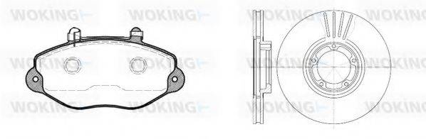 WOKING 8292301 Комплект тормозов, дисковый тормозной механизм