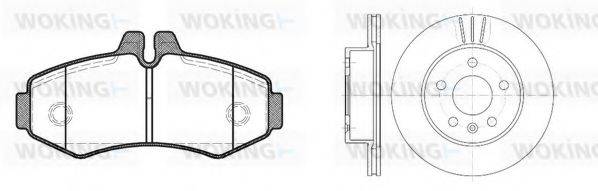 WOKING 8601300 Комплект тормозов, дисковый тормозной механизм