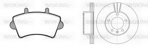WOKING 8919301 Комплект тормозов, дисковый тормозной механизм