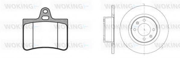 WOKING 8930300 Комплект тормозов, дисковый тормозной механизм