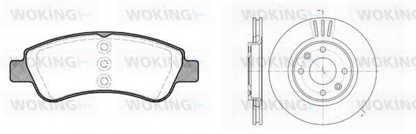 WOKING 8940301 Комплект тормозов, дисковый тормозной механизм
