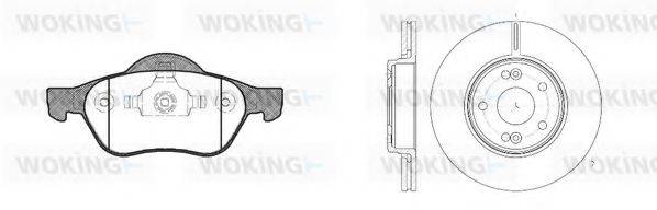 WOKING 8862300 Комплект тормозов, дисковый тормозной механизм
