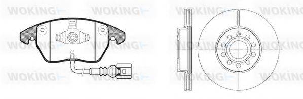 WOKING 81130300 Комплект тормозов, дисковый тормозной механизм