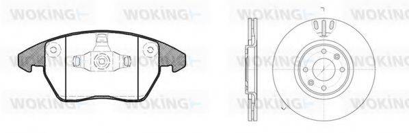 WOKING 81130301 Комплект тормозов, дисковый тормозной механизм