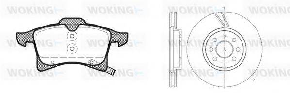 WOKING 81136301 Комплект тормозов, дисковый тормозной механизм