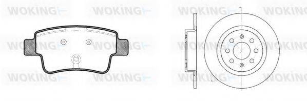 WOKING 81098300 Комплект тормозов, дисковый тормозной механизм