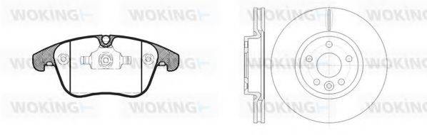 WOKING 81319300 Комплект тормозов, дисковый тормозной механизм