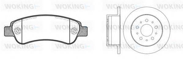 WOKING 81338300 Комплект тормозов, дисковый тормозной механизм