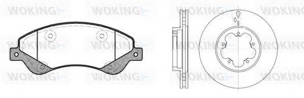WOKING 81351300 Комплект тормозов, дисковый тормозной механизм