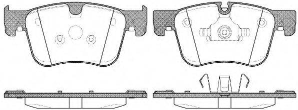 WOKING P1460300 Комплект тормозных колодок, дисковый тормоз