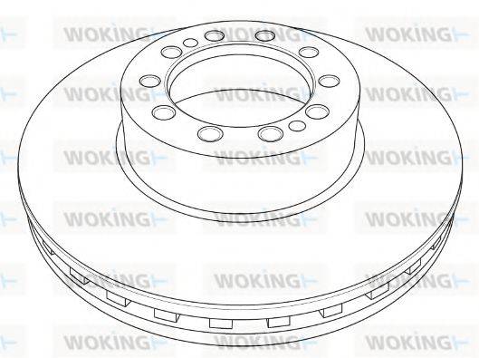 WOKING NSA121020 Тормозной диск