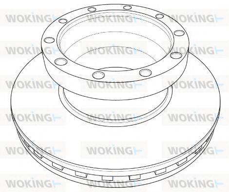WOKING NSA121120 Тормозной диск