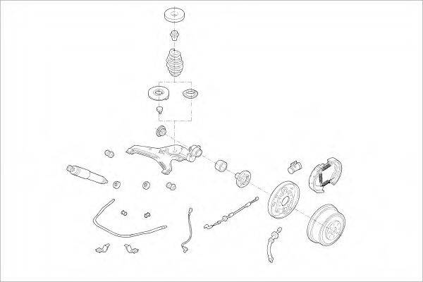 MONROE MO06322HA Подвеска колеса