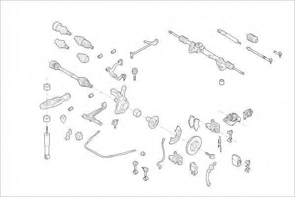 MONROE MO06322VA Подвеска колеса