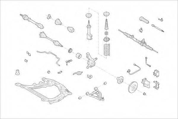 MONROE MO11406VA Подвеска колеса