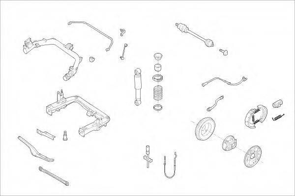 MONROE MO17563HA Подвеска колеса