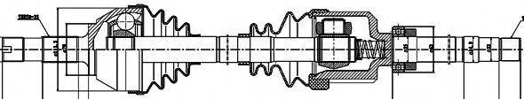 GSP 210066 Приводной вал