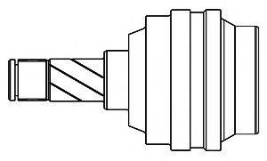 GSP 618002 Шарнирный комплект, приводной вал
