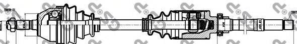GSP 210044 Приводной вал