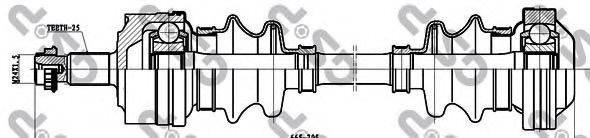 GSP 235001 Приводной вал