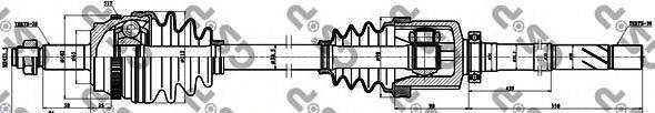 GSP 250059 Приводной вал