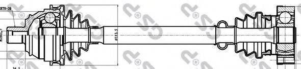 GSP 261003 Приводной вал