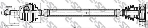 GSP 261067 Приводной вал