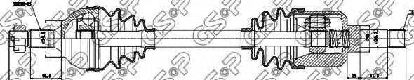 GSP 299161 Приводной вал
