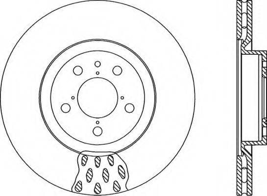 OPEN PARTS BDR101520 Тормозной диск