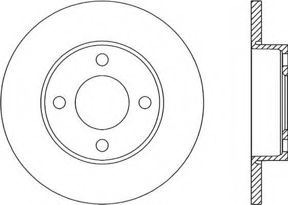 OPEN PARTS BDR101910 Тормозной диск