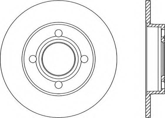 OPEN PARTS BDR102210 Тормозной диск