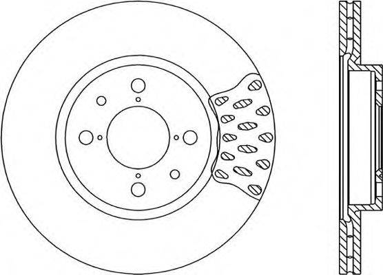 OPEN PARTS BDR114620 Тормозной диск