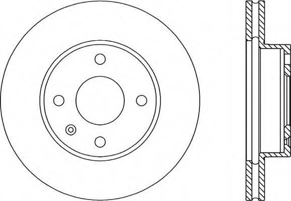 OPEN PARTS BDR117020 Тормозной диск