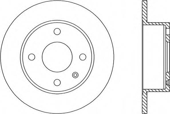 OPEN PARTS BDR117110 Тормозной диск