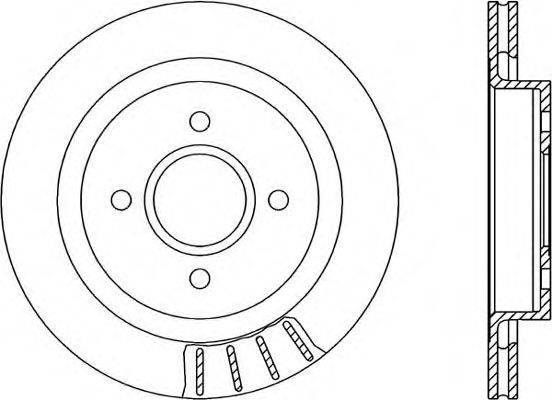 OPEN PARTS BDR117820 Тормозной диск