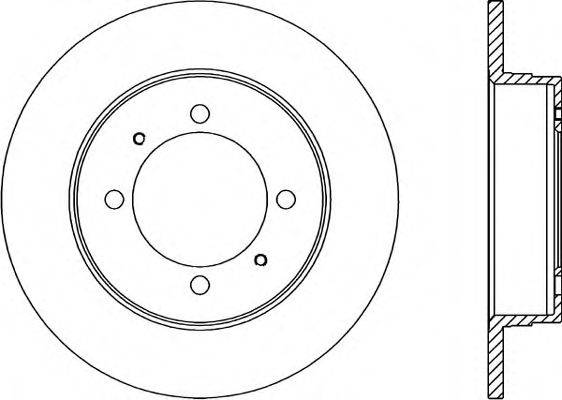 OPEN PARTS BDR133510 Тормозной диск